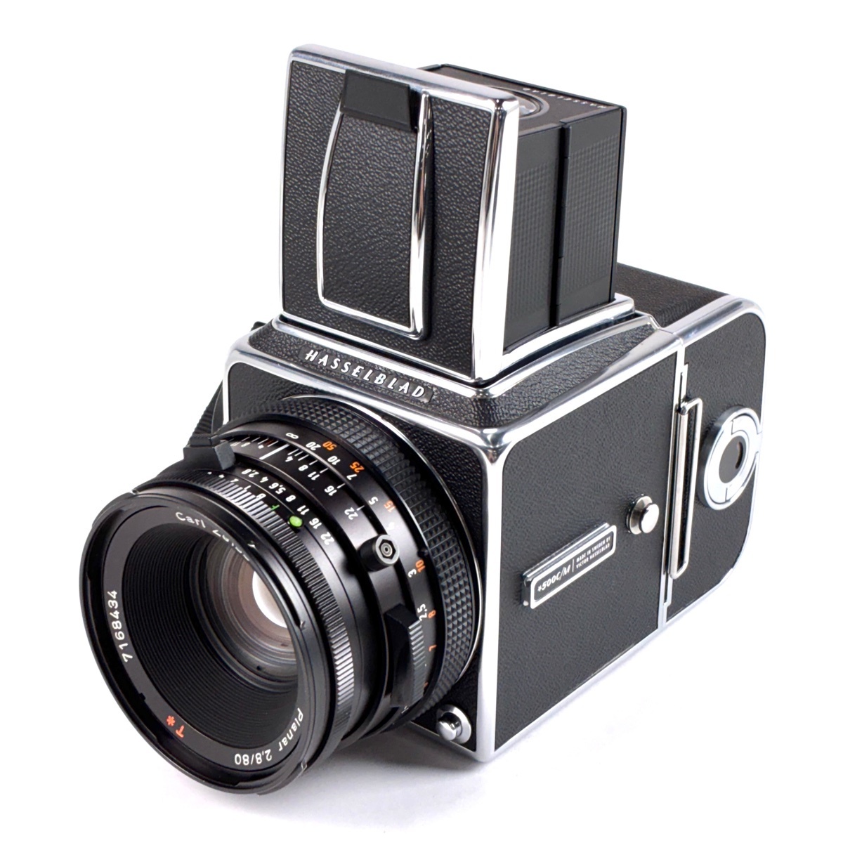 ハッセルブラッド Hasselblad 500C/M + Planar T* CF 80mm F2.8 中判カメラ 【中古】
