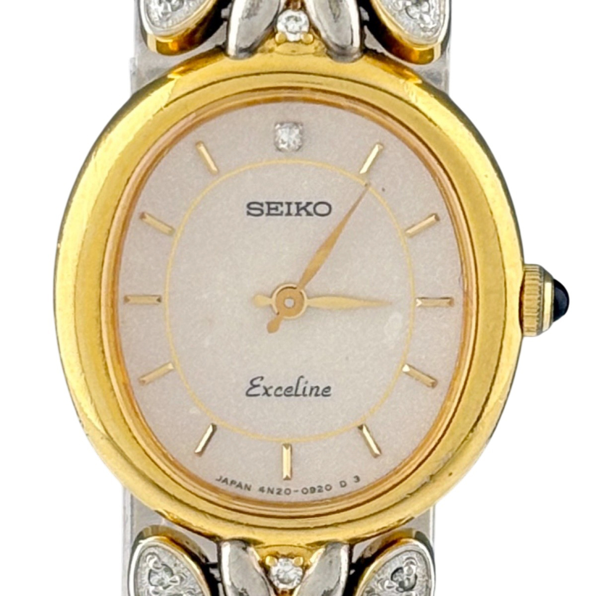 【ジャンク品】 セイコー SEIKO エクセリーヌ 4N20-5260 腕時計 クォーツ 【中古】