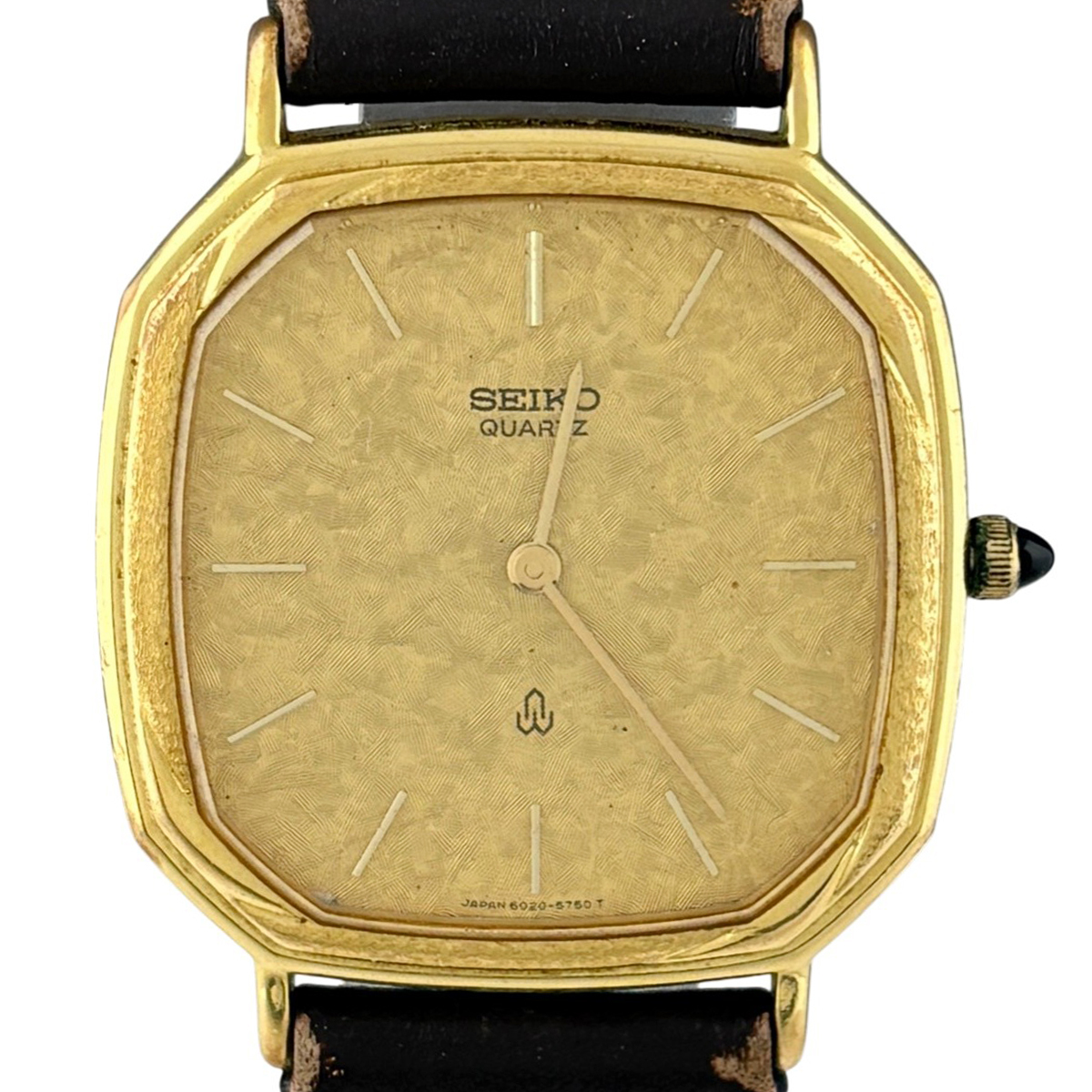 【ジャンク品】セイコー SEIKO ドルチェ 14K×SS 6020-5500 腕時計 クォーツ 【中古】