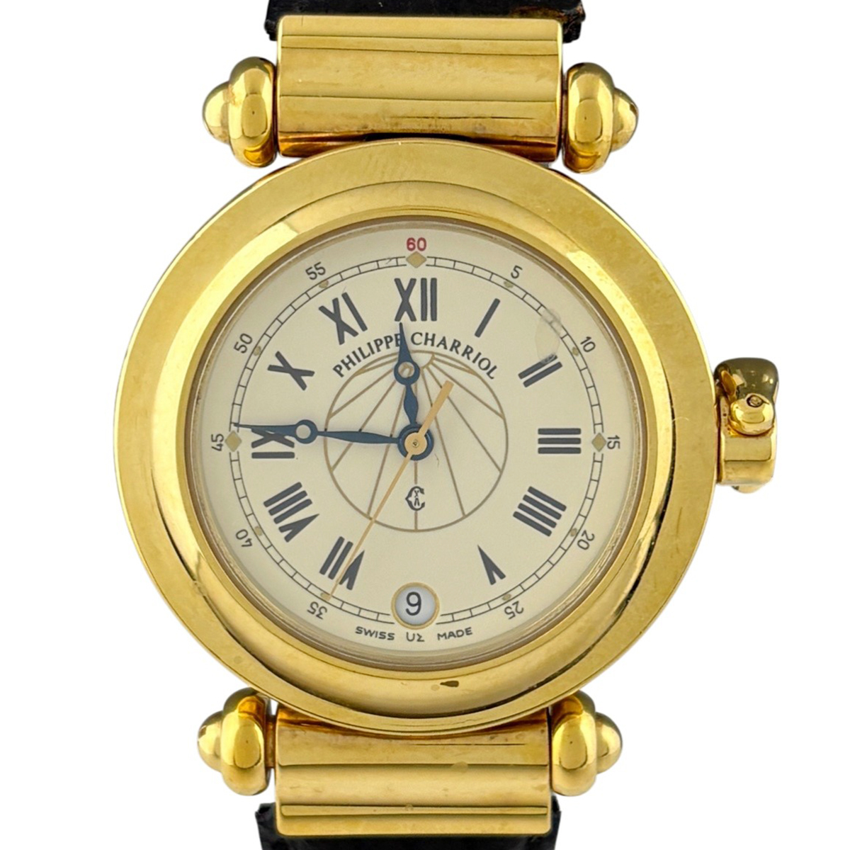 【ジャンク品】フィリップ・シャリオール PHILIPPE CHARRIOL コロンブス 36.93.4607 腕時計 クォーツ 【中古】