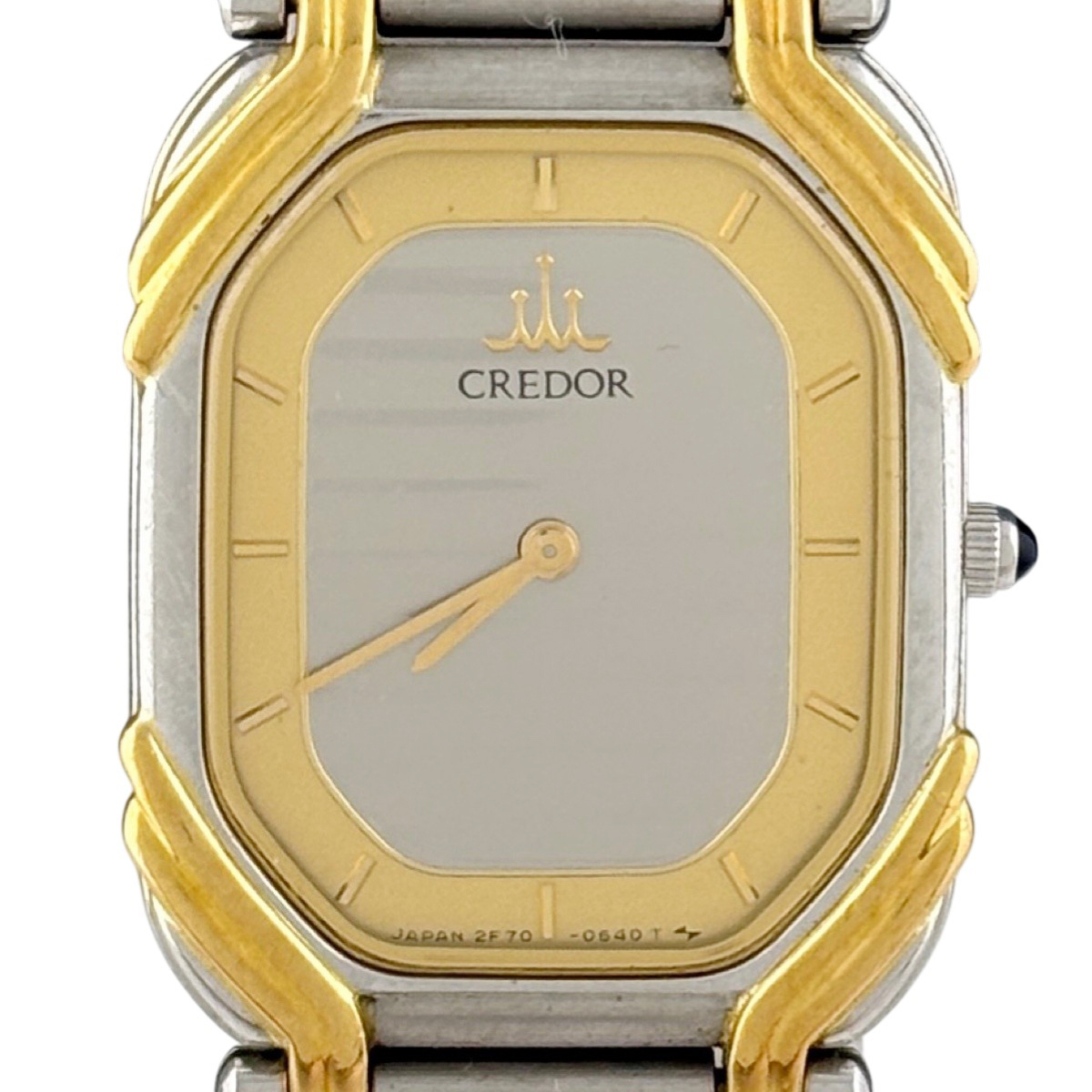 【ジャンク品】セイコー SEIKO クレドール SS/18KT 2F70-5490 コンビ 腕時計 クォーツ 【中古】