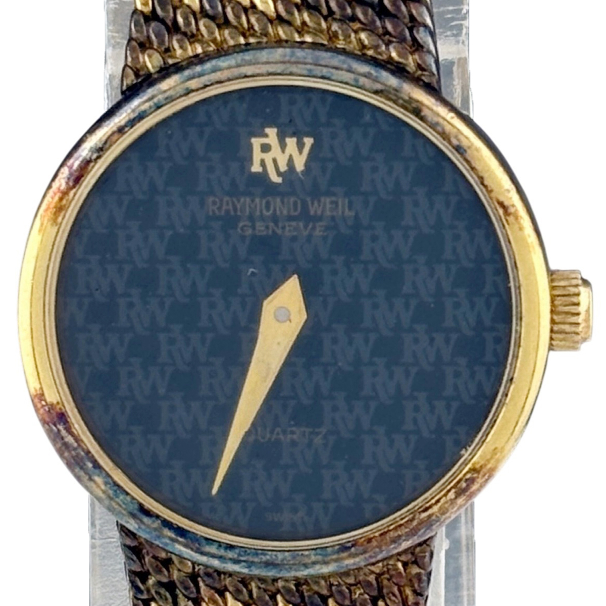 【ジャンク品】レイモンド・ウェイル RAYMOND WEIL ラウンド RW文字盤 5704 腕時計 クォーツ 【中古】