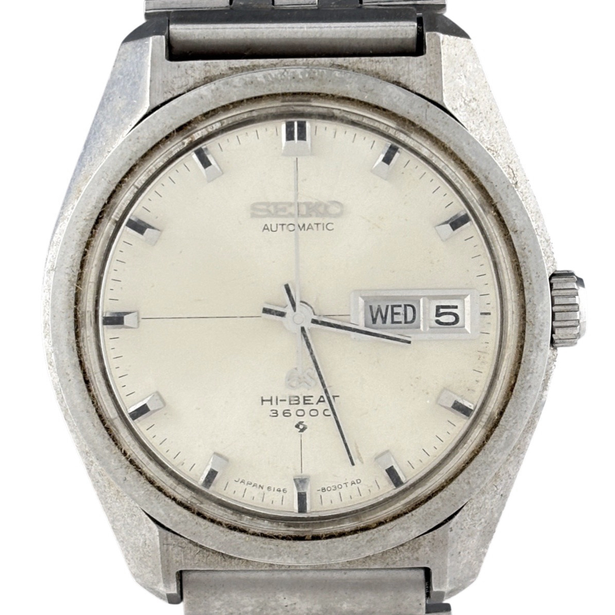 【ジャンク品】セイコー SEIKO グランドセイコー ハイビート メダリオン 6146-8000 腕時計 自動巻き 【中古】