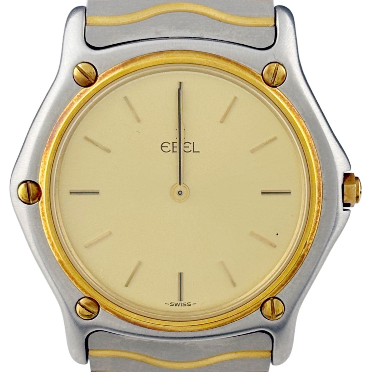 【ジャンク品】 エベル EBEL クラシックウェーブ 181909 腕時計 クォーツ 【中古】