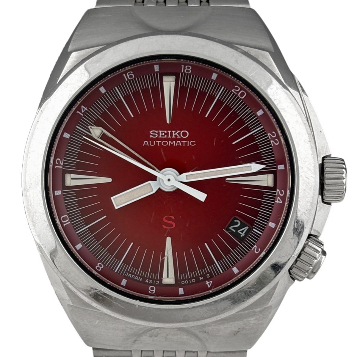 【ジャンク品】セイコー SEIKO サス 腕時計 自動巻き 【中古】