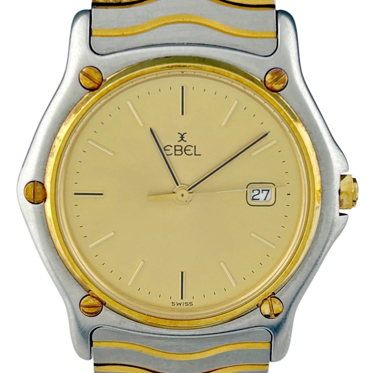 【ジャンク品】 エベル EBEL クラシックウェーブ 183909 腕時計 クォーツ 【中古】