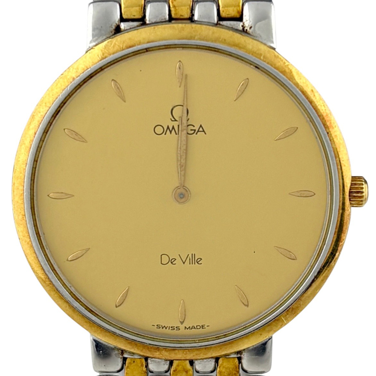 【ジャンク品】 オメガ OMEGA デ ヴィル 395.2378 腕時計 クォーツ 【中古】