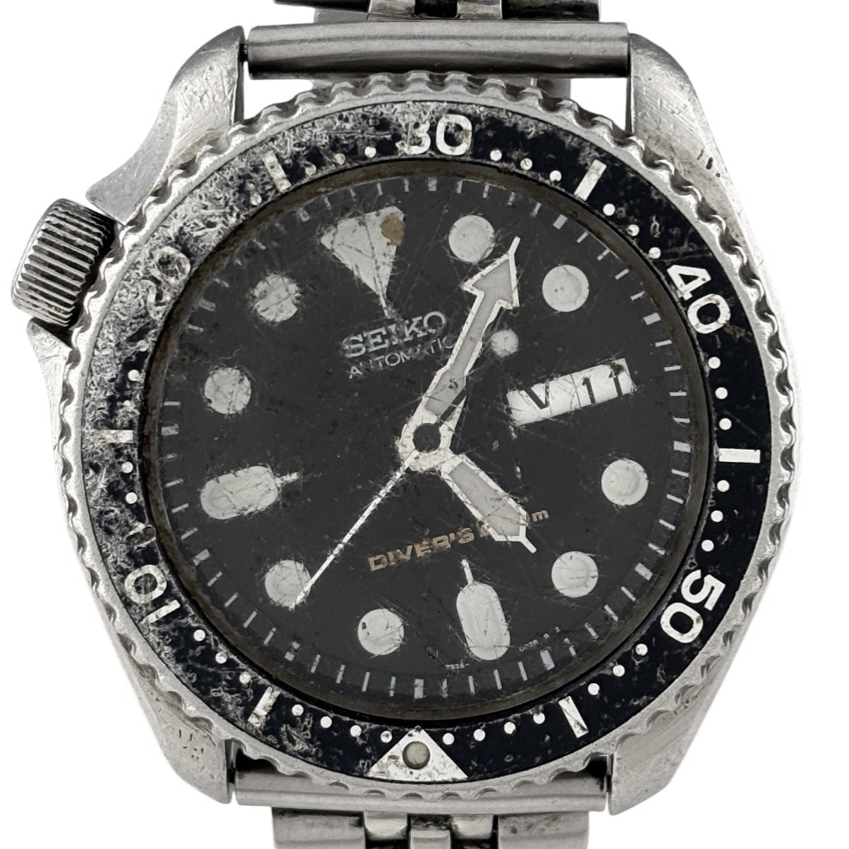 【ジャンク品】セイコー SEIKO ダイバーズ 200m 7S26-0020 腕時計 自動巻き 【中古】