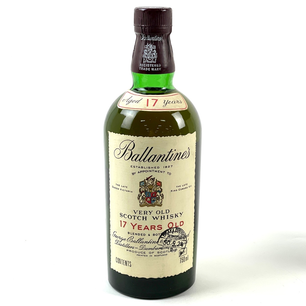 【1円】 バランタイン Ballantines 17年 ベリーオールド 赤青旗 750ml スコッチウイスキー ブレンデッド 【古酒】