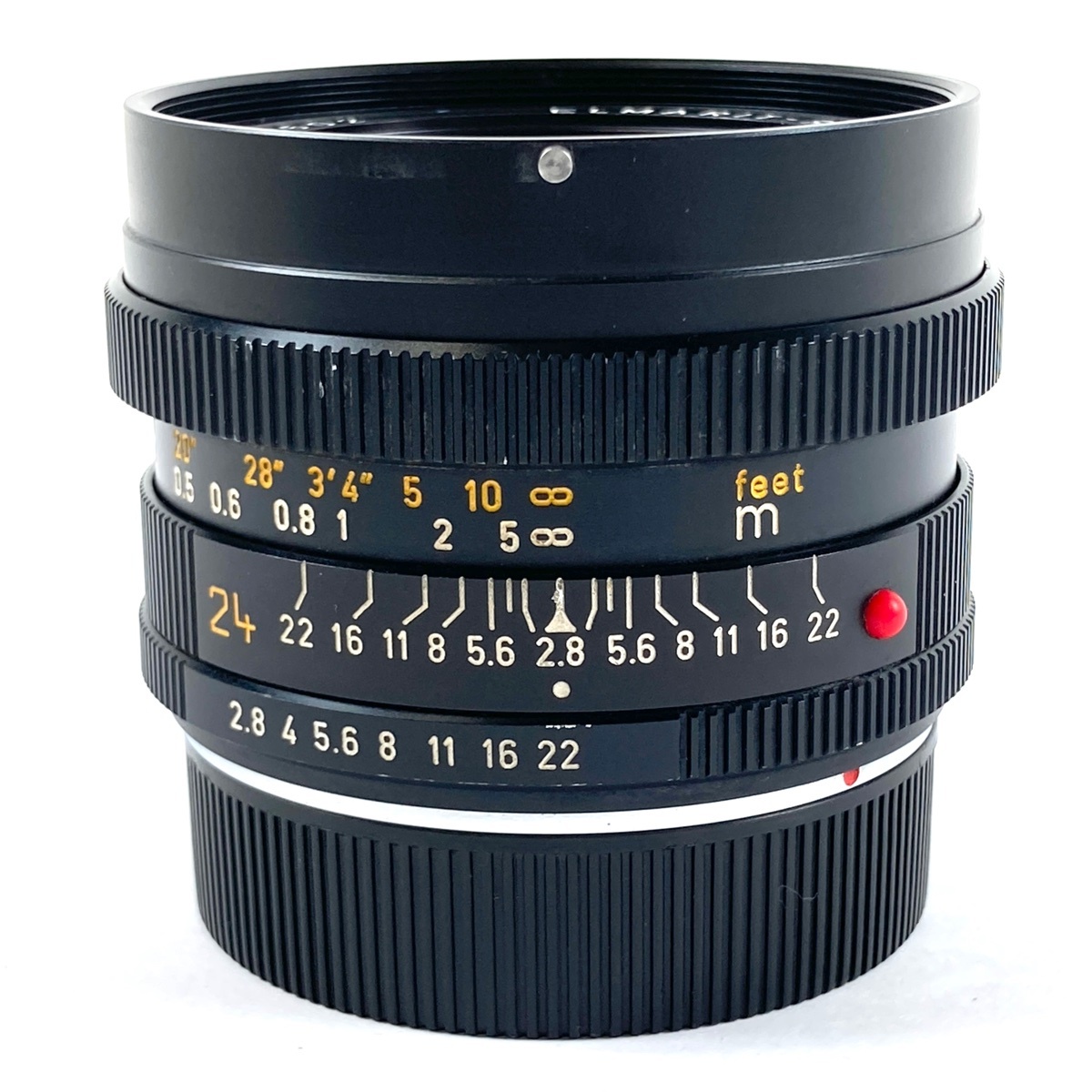【1円】 ライカ LEICA ELMARIT-R 24mm F2.8 エルマリート 3CAM 一眼カメラ用レンズ（マニュアルフォーカス） 【中古】