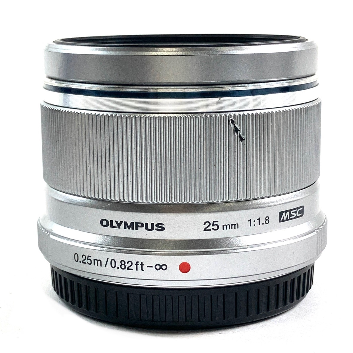 オリンパス OLYMPUS M.ZUIKO DIGITAL 25mm F1.8 シルバー 一眼カメラ用レンズ（オートフォーカス） 【中古】
