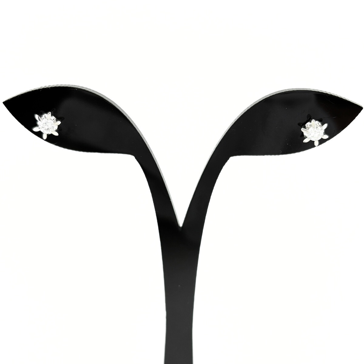 メレダイヤ デザインピアス プラチナ ピアス Pt900 ダイヤモンド レディース 【中古】