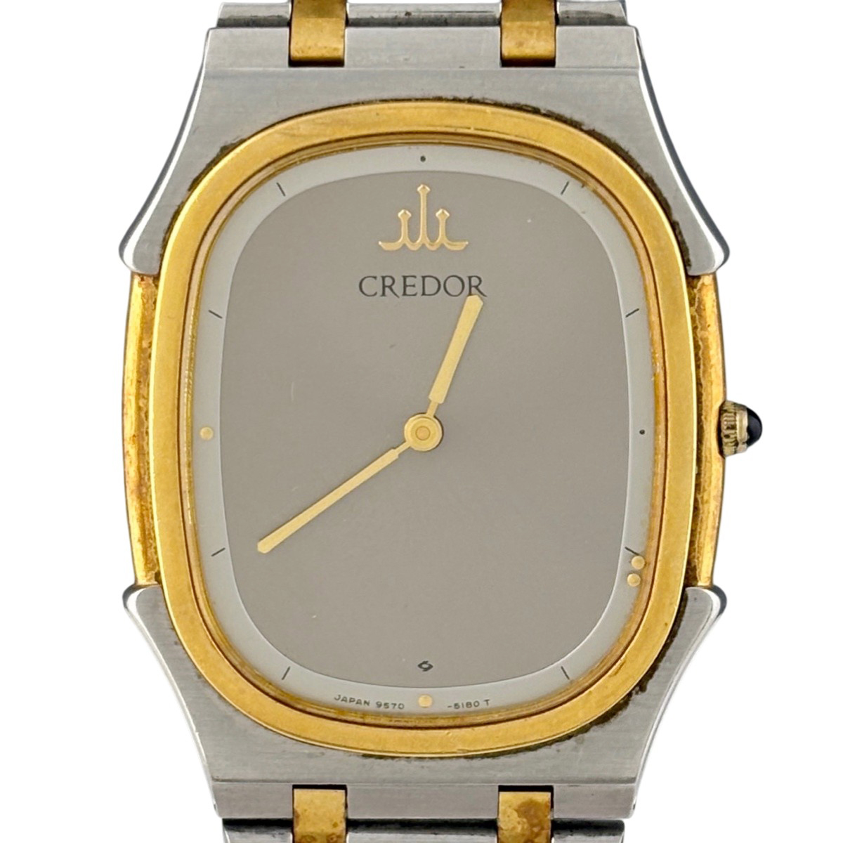 【ジャンク品】 セイコー SEIKO クレドール SS/18KT 9570-5170 腕時計 クォーツ 【中古】