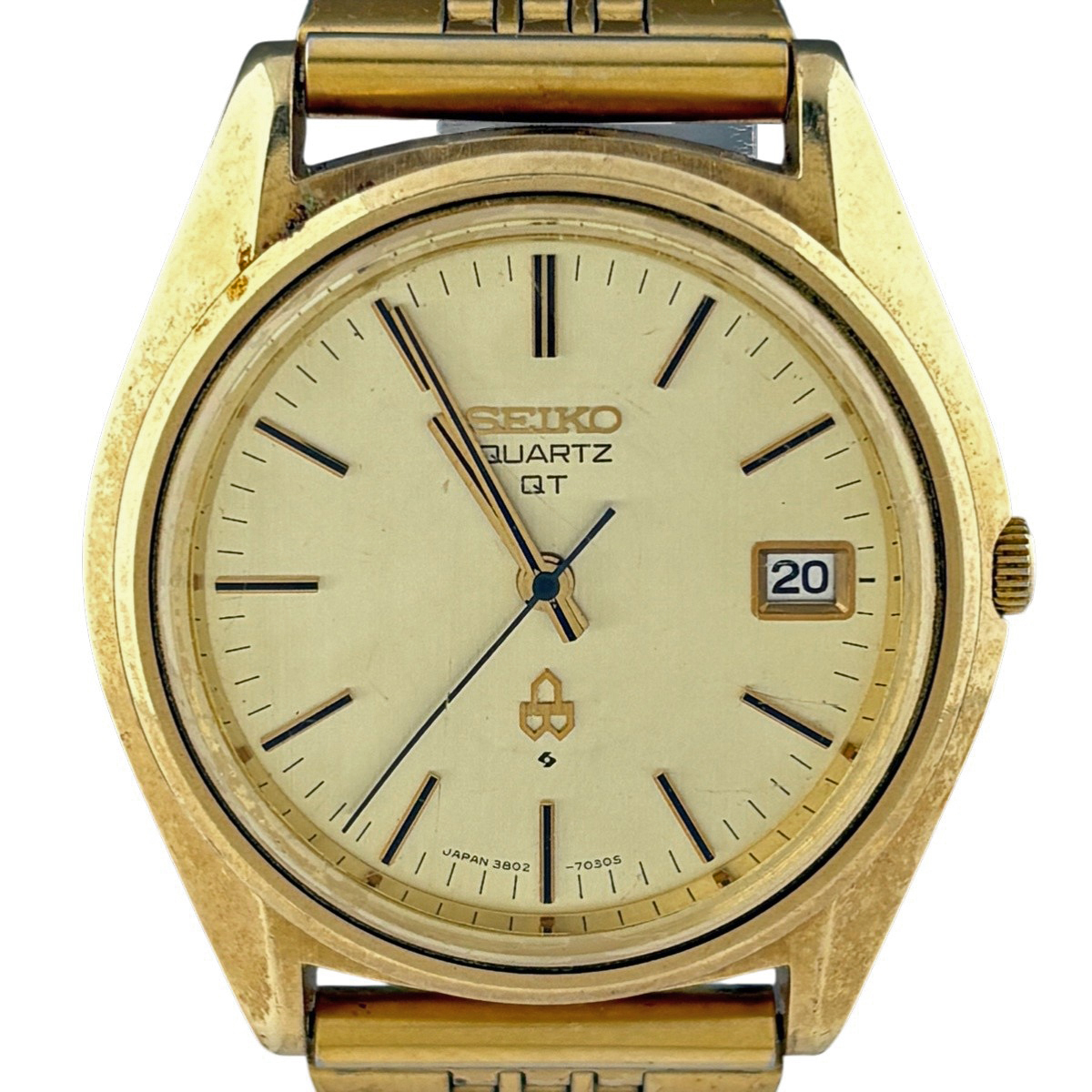 【ジャンク品】セイコー SEIKO QT CAPGOLD 3802-7031 腕時計 クォーツ 【中古】