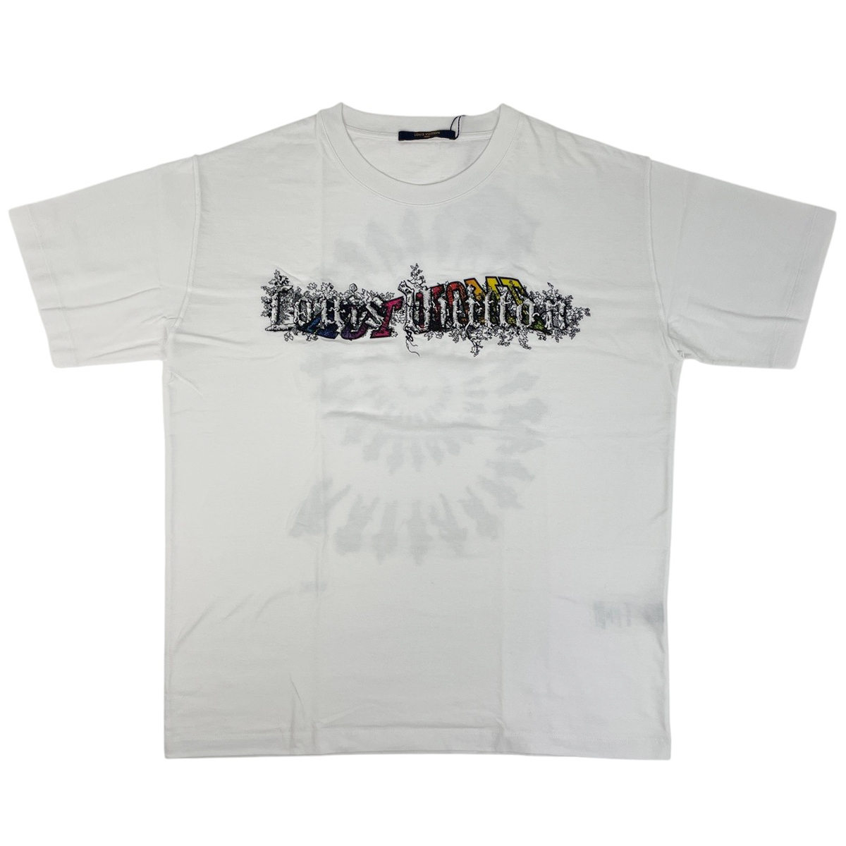 【在庫一掃】 ルイ・ヴィトン Louis Vuitton オズの魔法使い 半袖Tシャツ 刺繍 トップス 半袖Ｔシャツ コットン ホワイト メンズ 【中古】