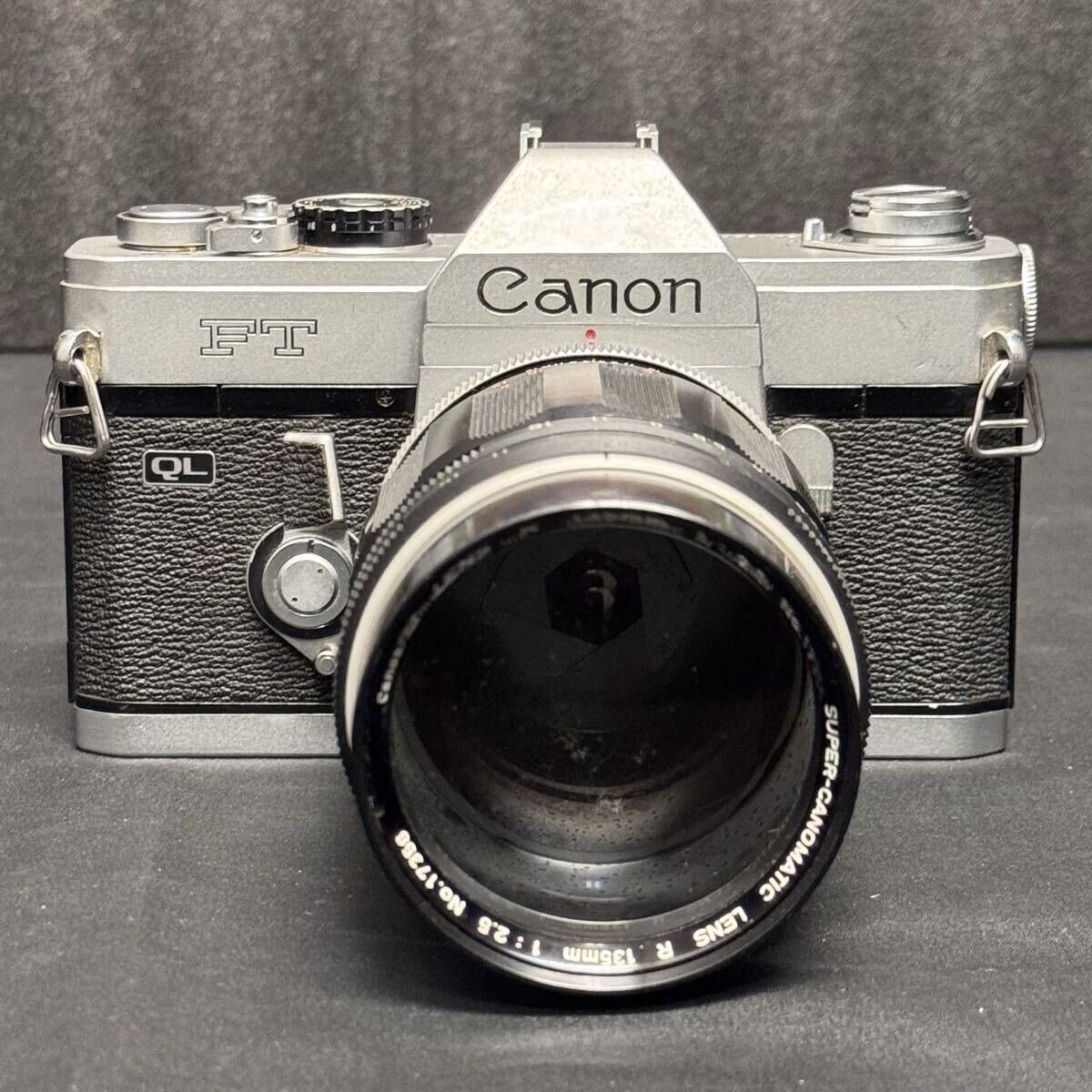 Canon キヤノン FT ボディ SUPER-CANOMATIC LENS R 135mm 1:2.5 レンズ フィルム 一眼レフ カメラ 本体 174