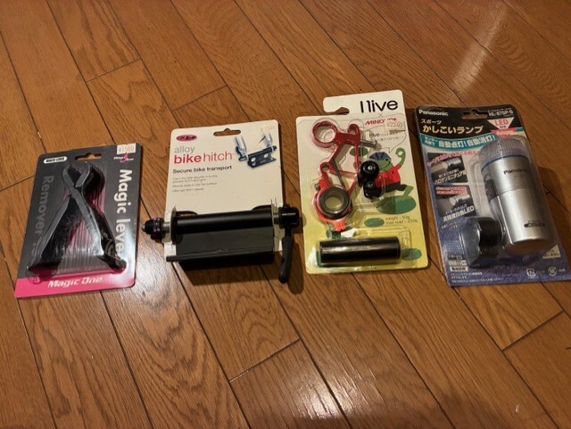 Magic Lever＋Bike hich＋ミノウラホルダー＋ライト