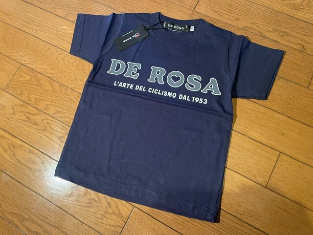 デローザ 子供用 Tシャツ 紺　110サイズ