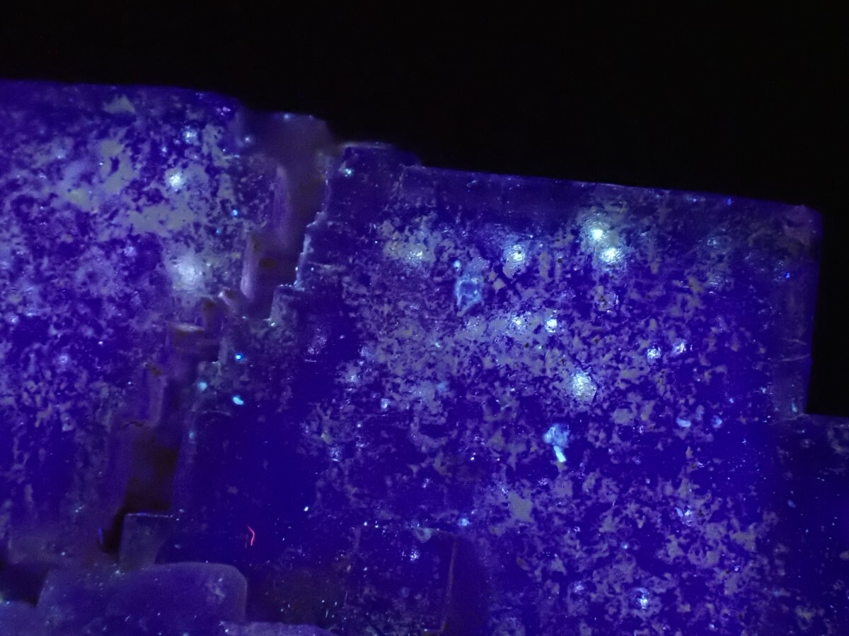 イリノイ産　オイルインフローライト　石油入り蛍石 原石 標本 鉱物