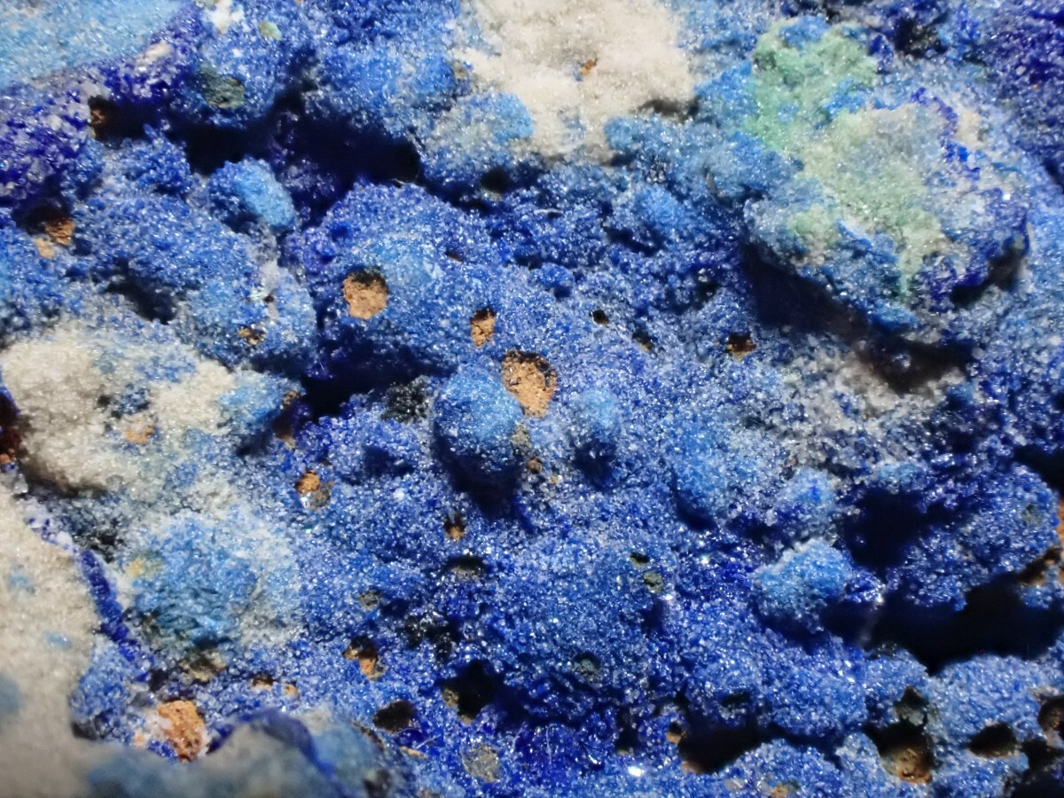 スペイン産 アズライト 藍銅鉱 原石 鉱物 標本