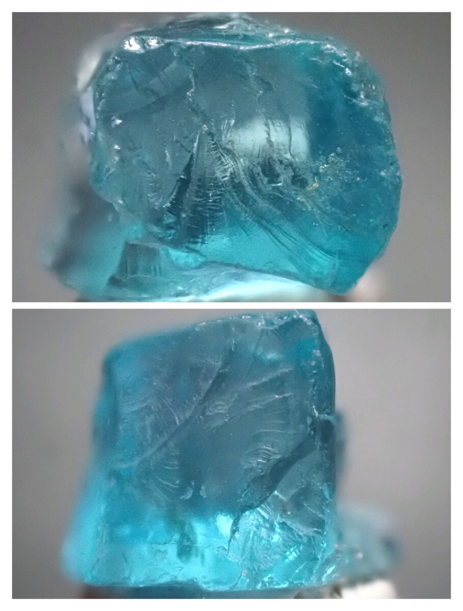 マダガスカル産 ブルーアパタイト 燐灰石 原石 標本 鉱物