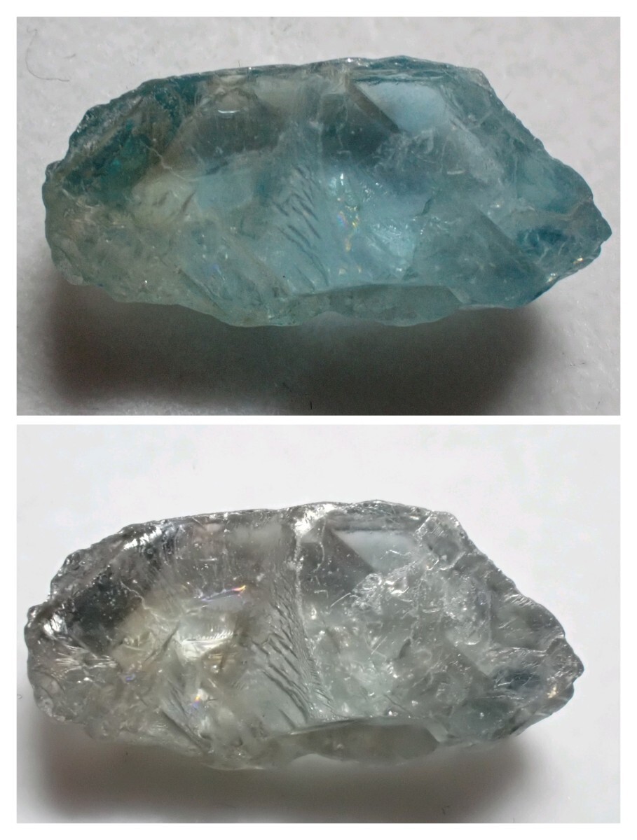 カンボジア産 ブルージルコン　風信子石 原石 標本 鉱物