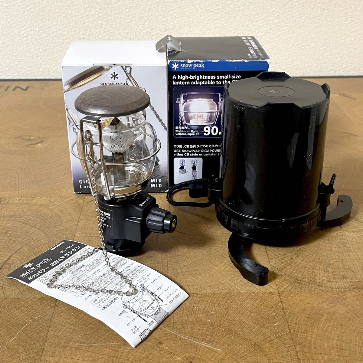 動作確認済 キャンプ/アウトドア用品 snow peak/スノーピーク ギガパワー 2WAYランタン GL-150A 元箱/取説付 ガスランタン/ガストーチ