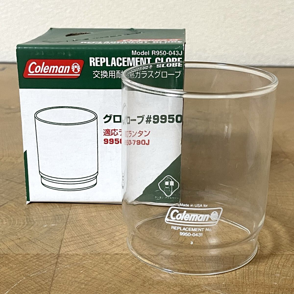 キャンプ/アウトドア用品 新品未使用品 Coleman/コールマンランタン用グローブ/ホヤ #9950 (R950-043J) USA製 箱付