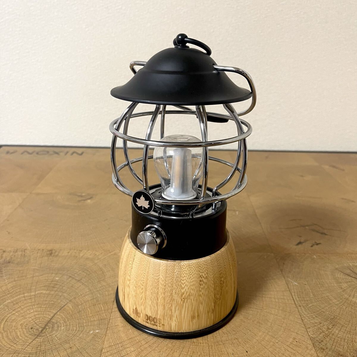 キャンプ/アウトドア用品 LOGOS ロゴス BAMBOO コテージランタン 74175016 LED 竹素材 モバイルバッテリー機能/無段階調光