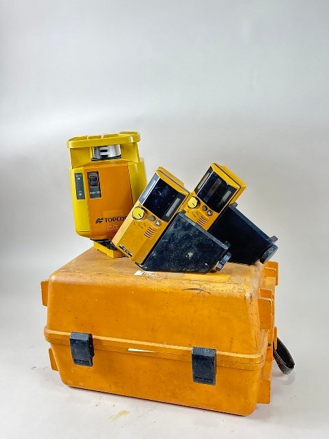 TOPCON トプコン 回転レーザーレベル RL-20 受光器 LS-10×2台 測量機器 ※通電確認のみ