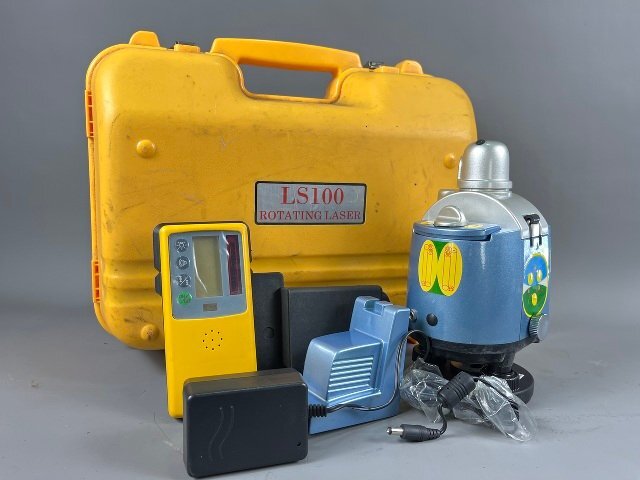 ロータリーレーザーレベル LS100 受光器 測量機器 ※現状渡し