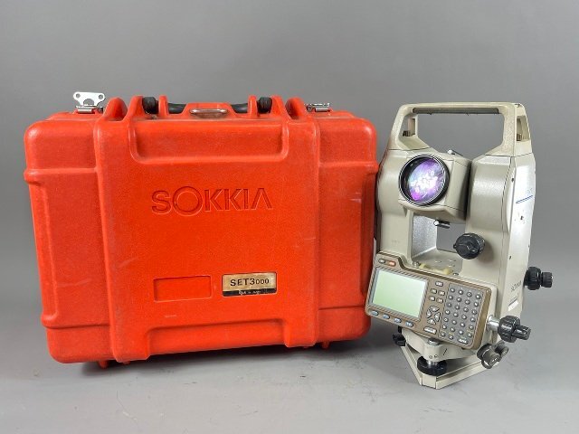 SOKKIA / ソキア トータルステーション SET3000 測量機器 ※バッテリー、充電器欠品 ※現状渡し その2