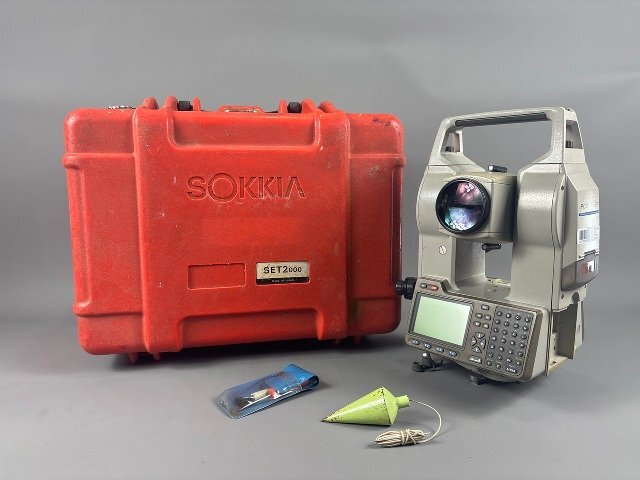 SOKKIA / ソキア トータルステーション SET2000 測量機器 ※バッテリー、充電器欠品 ※現状渡し