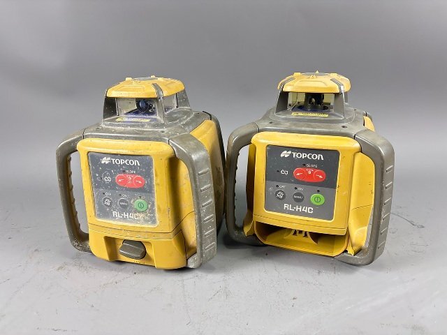TOPCON トプコン ローテーティングレーザー RL-H4C / 2台まとめて 測量機器 ※ジャンク