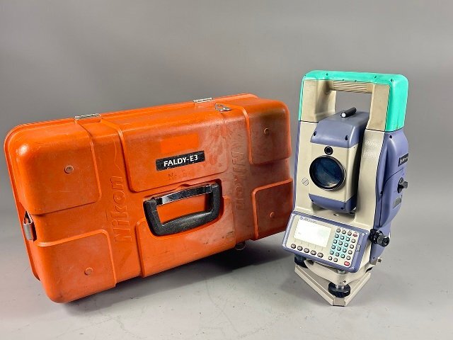 NIKON / ニコン トータルステーション FALDY-E3 測量機器 ※充電器欠品 ※現状渡し