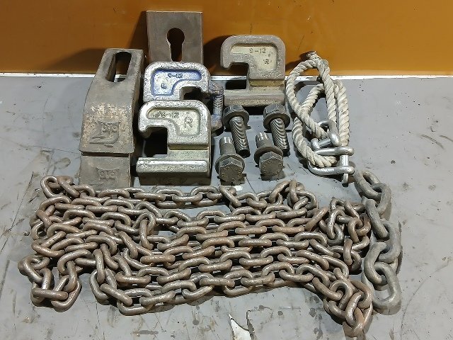 国際自動車 など フレーム修正用器具 クランプ チェーン まとめて 自動車板金 ※佐川着払い発送 その1