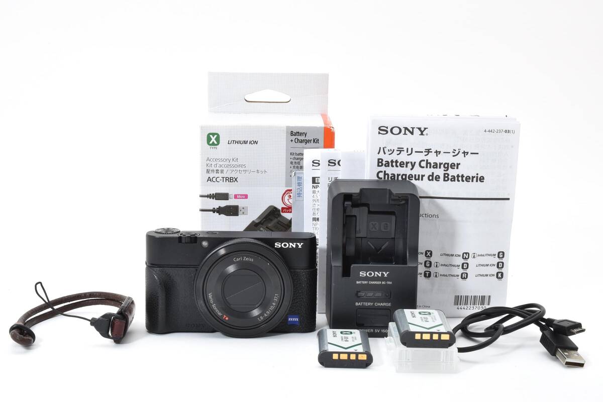 【美品】ソニー SONY DSC-RX100 コンパクトデジタルカメラ 【元箱付き・付属品多数】 ♯A7202B21045A0EA