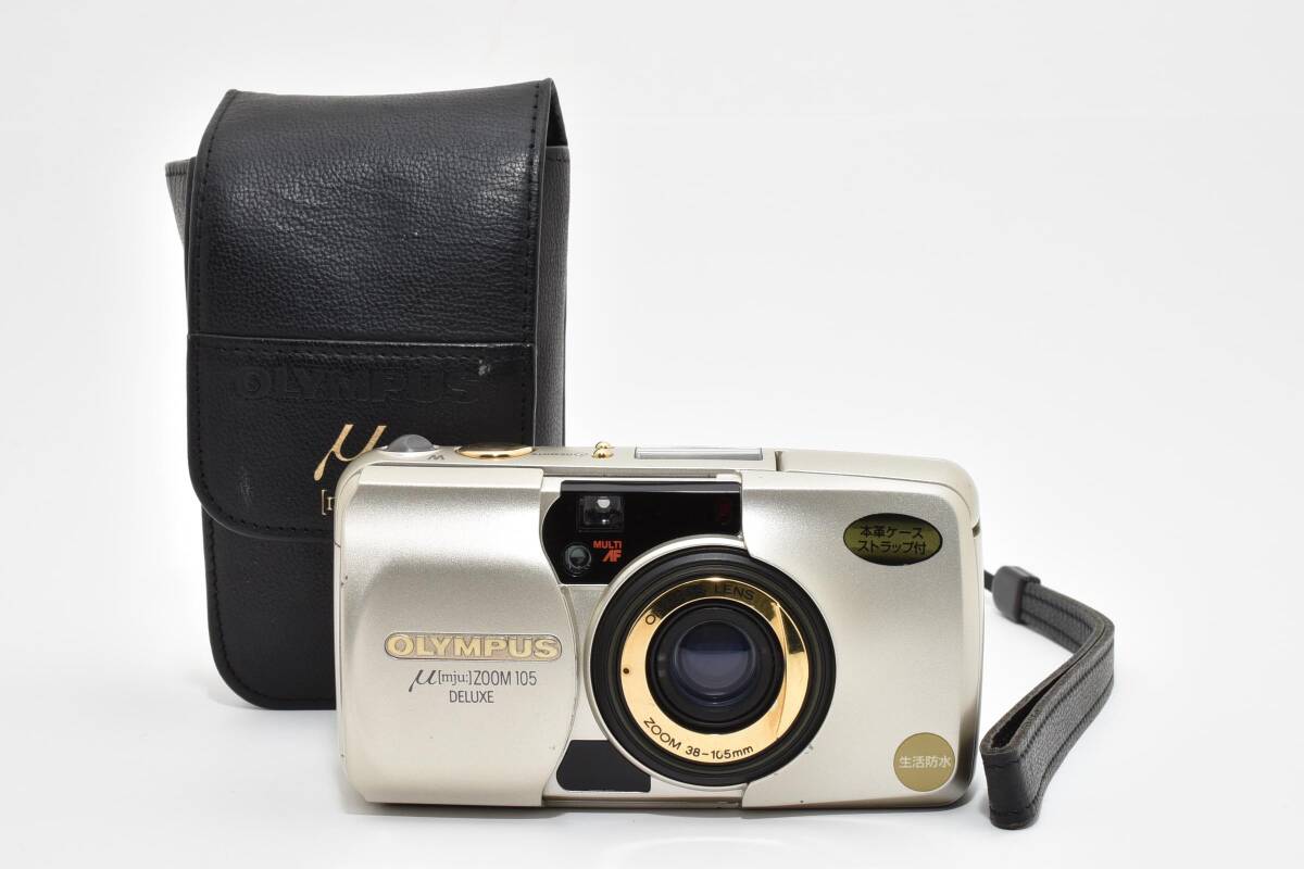 【美品】オリンパス OLYMPUS μ [mju:] ZOOM 115 DELUXE コンパクトフィルムカメラ ♯C8001C81120IAE