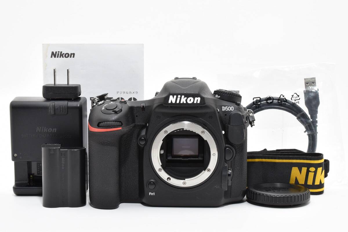 【ショット数449枚の美品】ニコン Nikon D500 デジタル一眼レフボディ ♯C1103C81136DEID