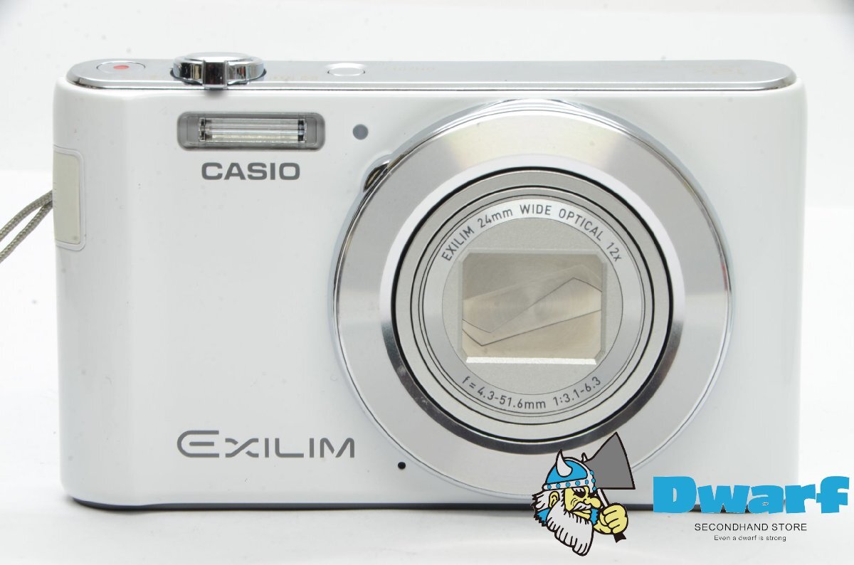 カシオ CASIO EXILIM EX-Z180 ホワイト コンパクトデジタルカメラ