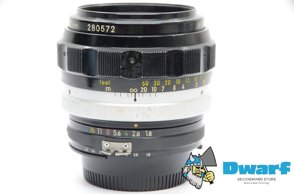 ニコン Nikon NIKKOR-H Auto 85mm F1.8 Ai改 マニュアルフォーカス一眼レフ用レンズ