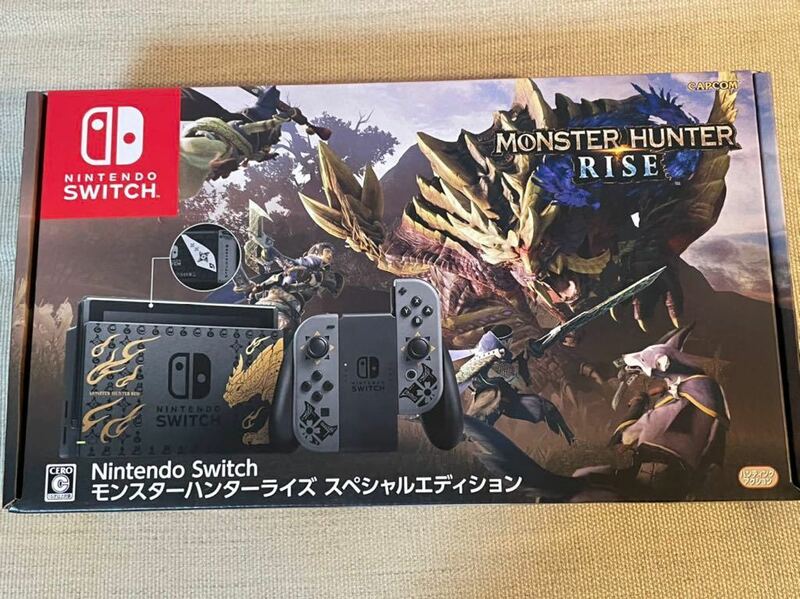 新品・未開封【モンスターハンターライズ スペシャルエディション】新型 Nintendo Switch ニンテンドー スイッチ 本体 2021年3月29日購入