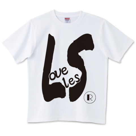 ☆ビックロゴプリントT！Ls (Loveless) LS 筆 LOGO T-SH.COLOR：WHT×BLK.SIZE：XS～3XL ≪即決商品≫☆