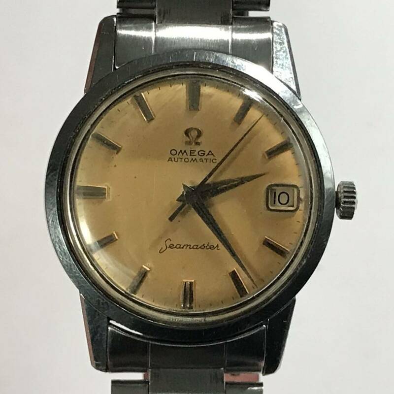 オメガ 時計 14760 SC-62 Cal.562 シーマスター 自動巻き AT デイト メンズ 稼働 OMEGA Seamaster automatic わ-1