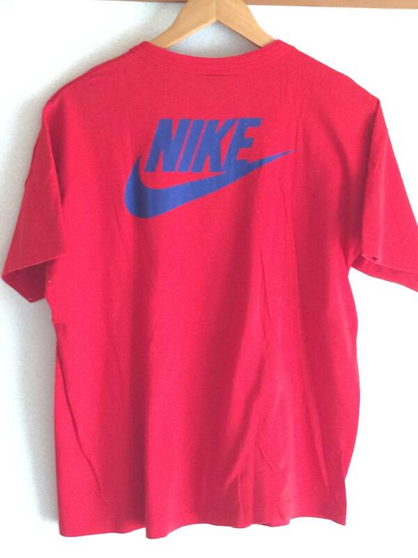 1980年代製 NIKE VINTAGE TEE ナイキ ヴィンテージ Tシャツ 青タグ アメリカ製 珍品 XL