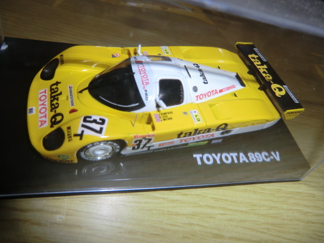 QMODEL 1/43 トヨタ TOYOTA 89C-V #37T takaQ 1989 LM DUMFRIES/G.LEES/J.WATSON