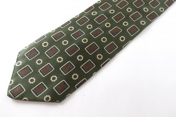 美品 タイラック Tie Rack 小紋柄 イタリア製 おしゃれ 人気 高級ブランド ネクタイ