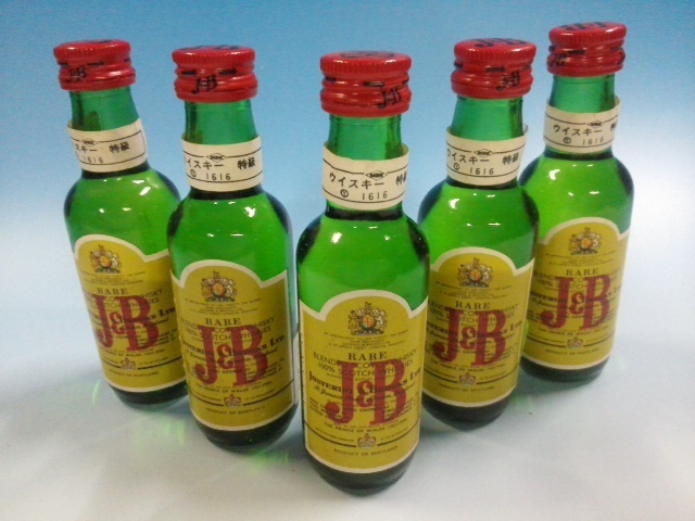 古酒！ウイスキー特級！レア！小さな５本《J＆B》