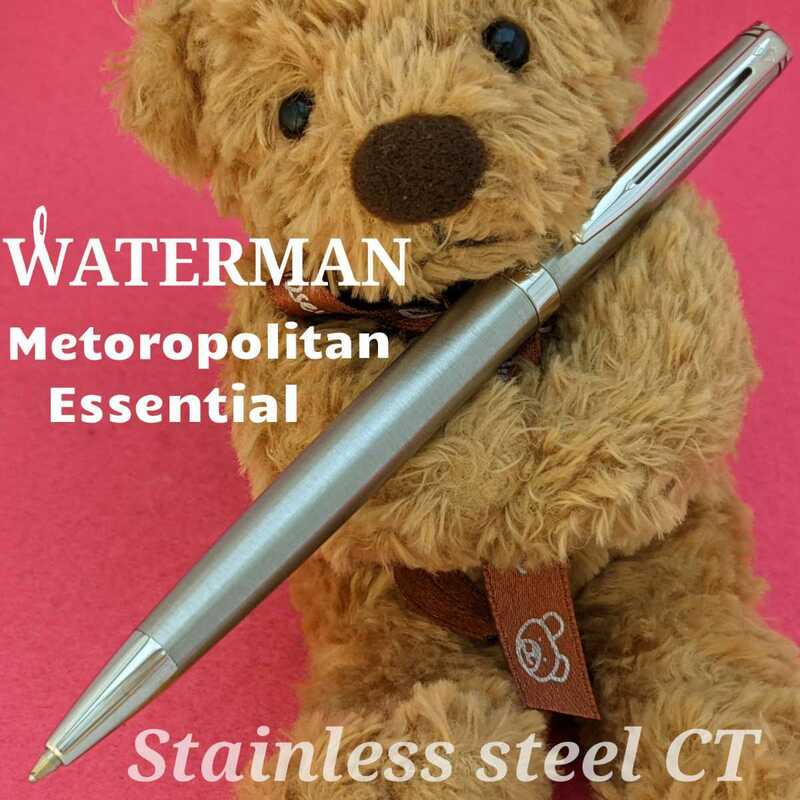 [未使用新品]　WATERMAN　ウォーターマン　メトロポリタン　エッセンシャル　ステンレススチールCT　油性　ボールペン　K1367