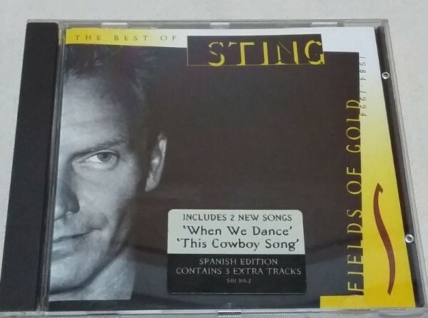 USMUS ★ 中古CD 洋楽 スティング Sting : The Best of Sting FIelds of Gold 1994年